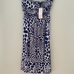 NWT, Escapada  strapless dress